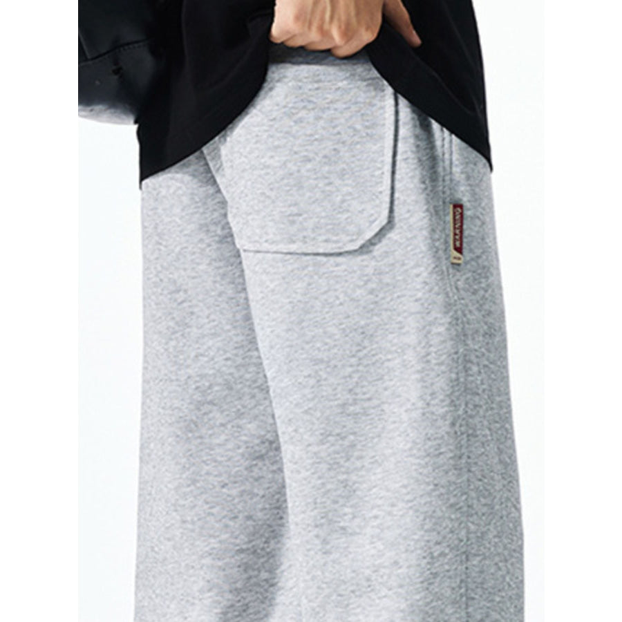 Men’s Plus Size Casual Loose-Fit Drawstring Sweatpants Apparel and Accessories