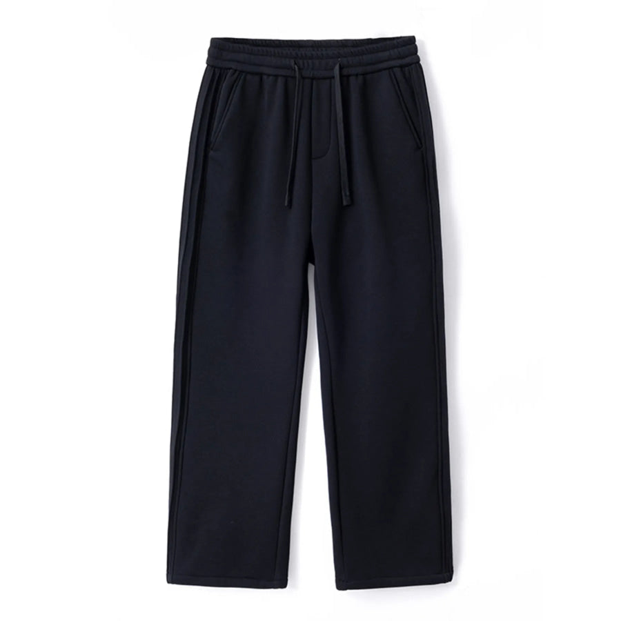 Men’s Plus Size Casual Loose Fit Pants Black / M Apparel and Accessories