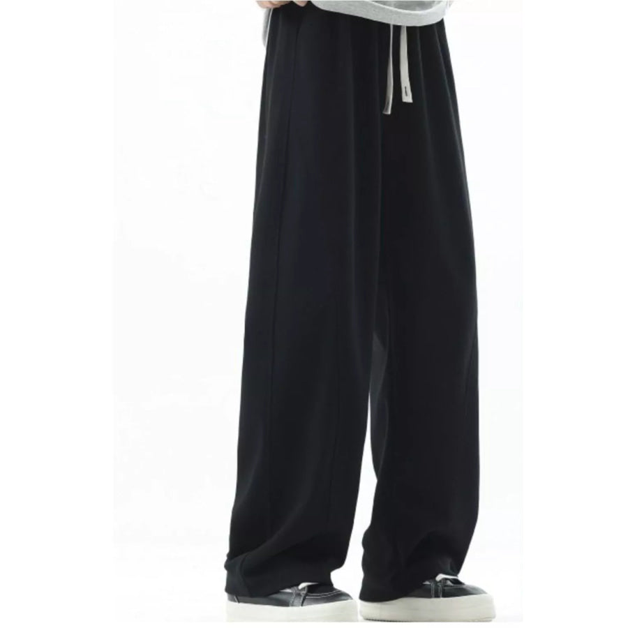 Men’s Plus Size Casual Loose Fit Sweatpants Black / M Apparel and Accessories