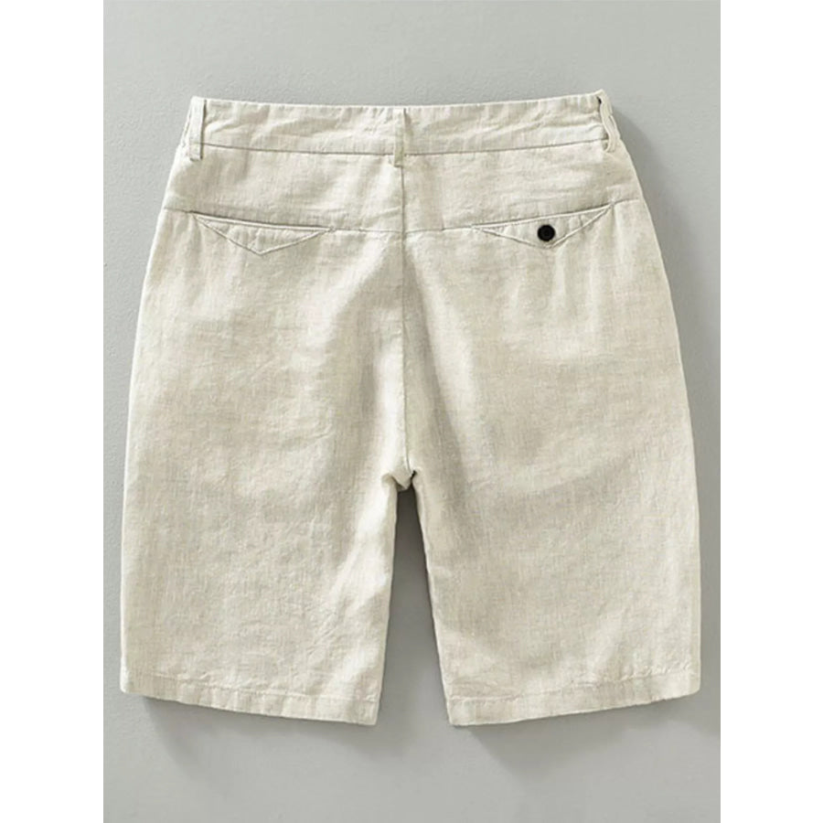 Men’s Plus Size Casual Pocketed Shorts Apparel and Accessories