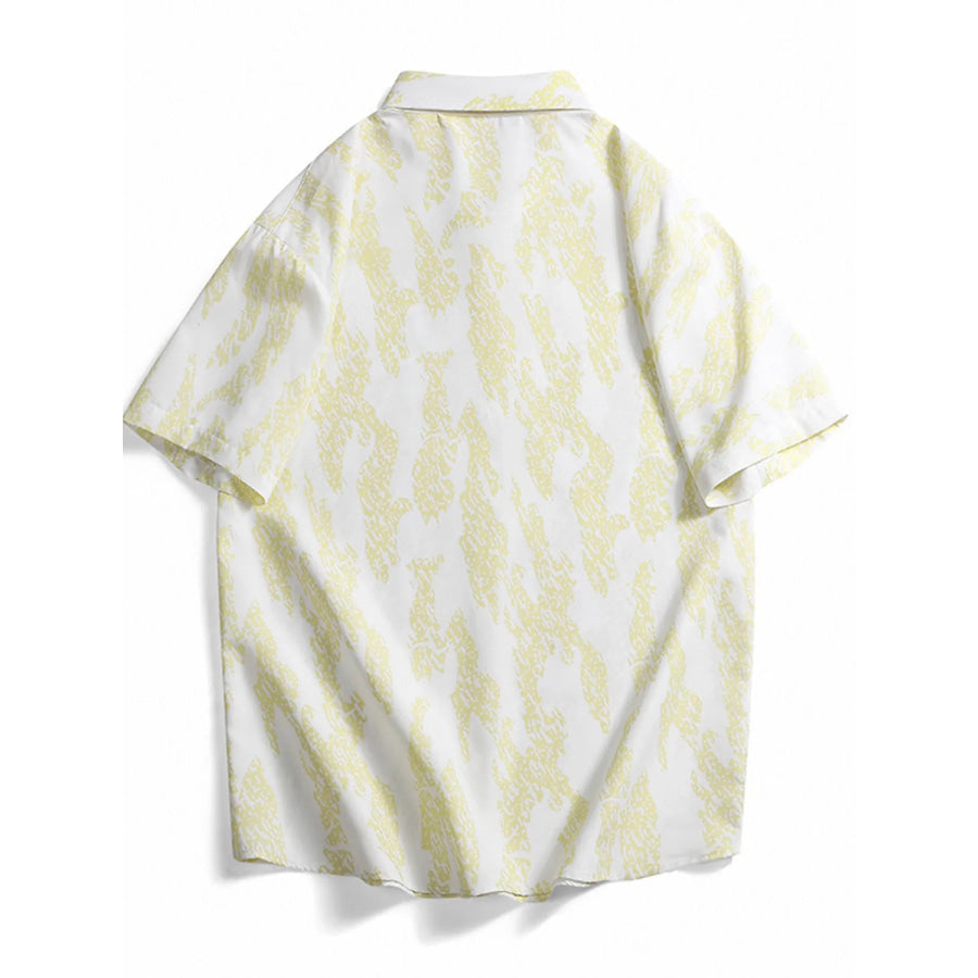 Men’s Plus Size Casual Short Sleeve Shirt Apparel and Accessories