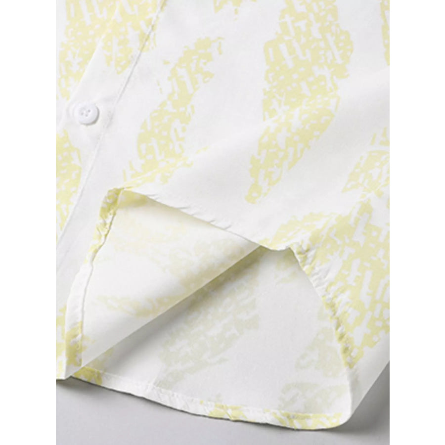 Men’s Plus Size Casual Short Sleeve Shirt Apparel and Accessories