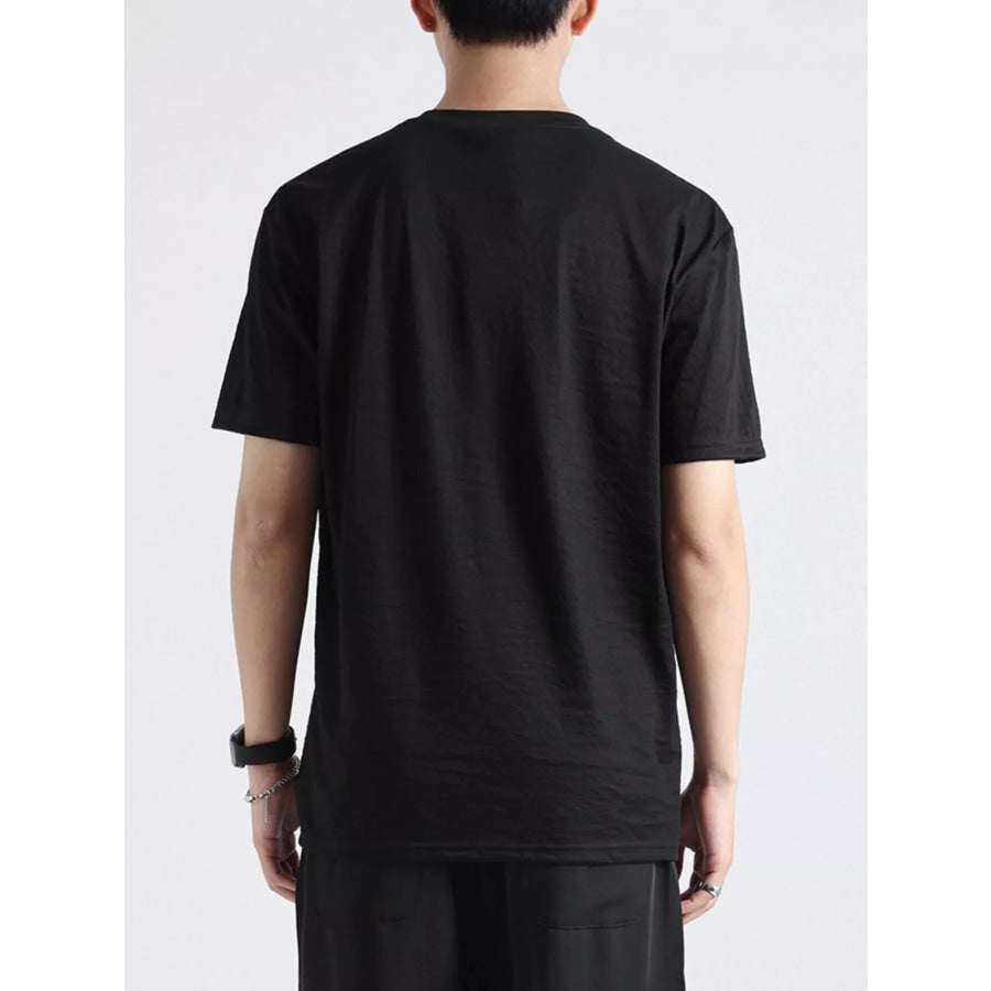 Men’s Plus Size Casual Short Sleeve T-Shirt Apparel and Accessories