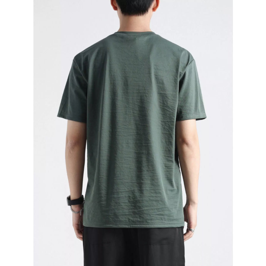 Men’s Plus Size Casual Short Sleeve T-Shirt Apparel and Accessories