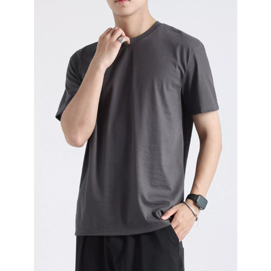 Men’s Plus Size Casual Short Sleeve T-Shirt Apparel and Accessories