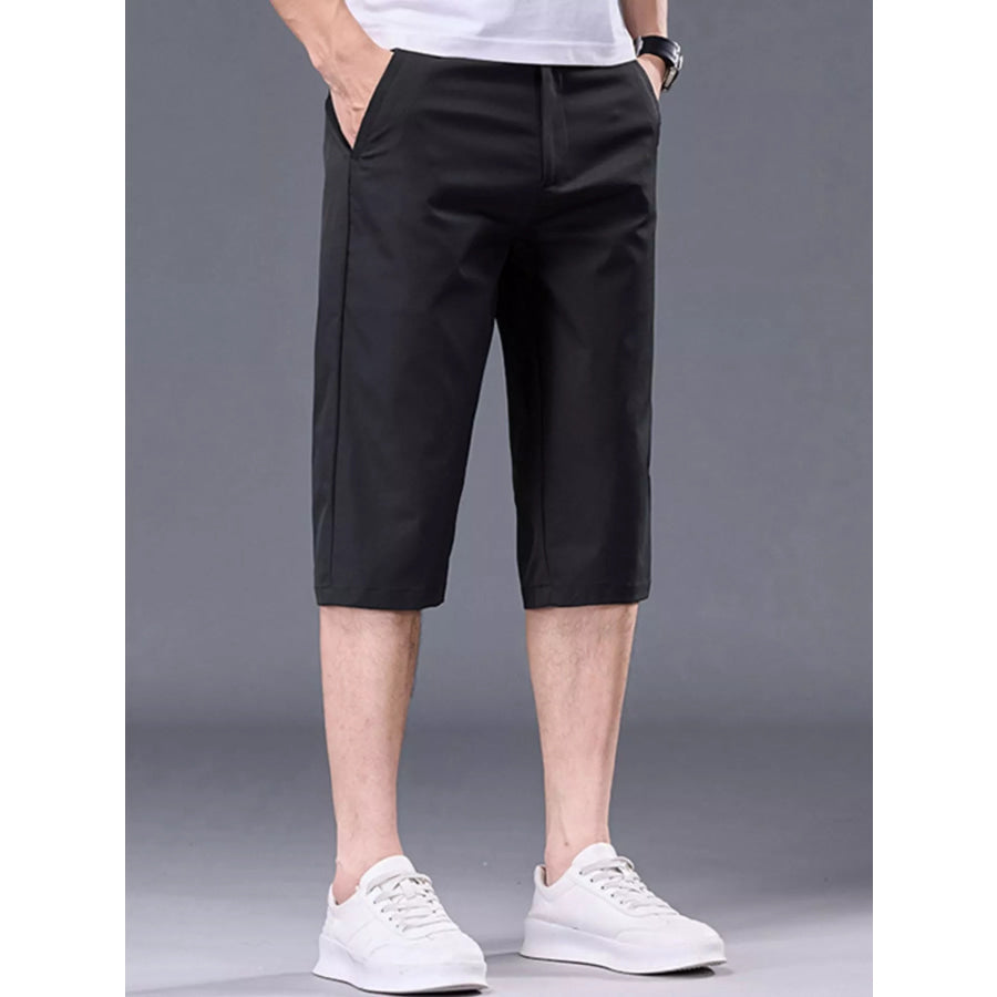 Men’s Plus Size Casual Shorts with Pockets Apparel and Accessories