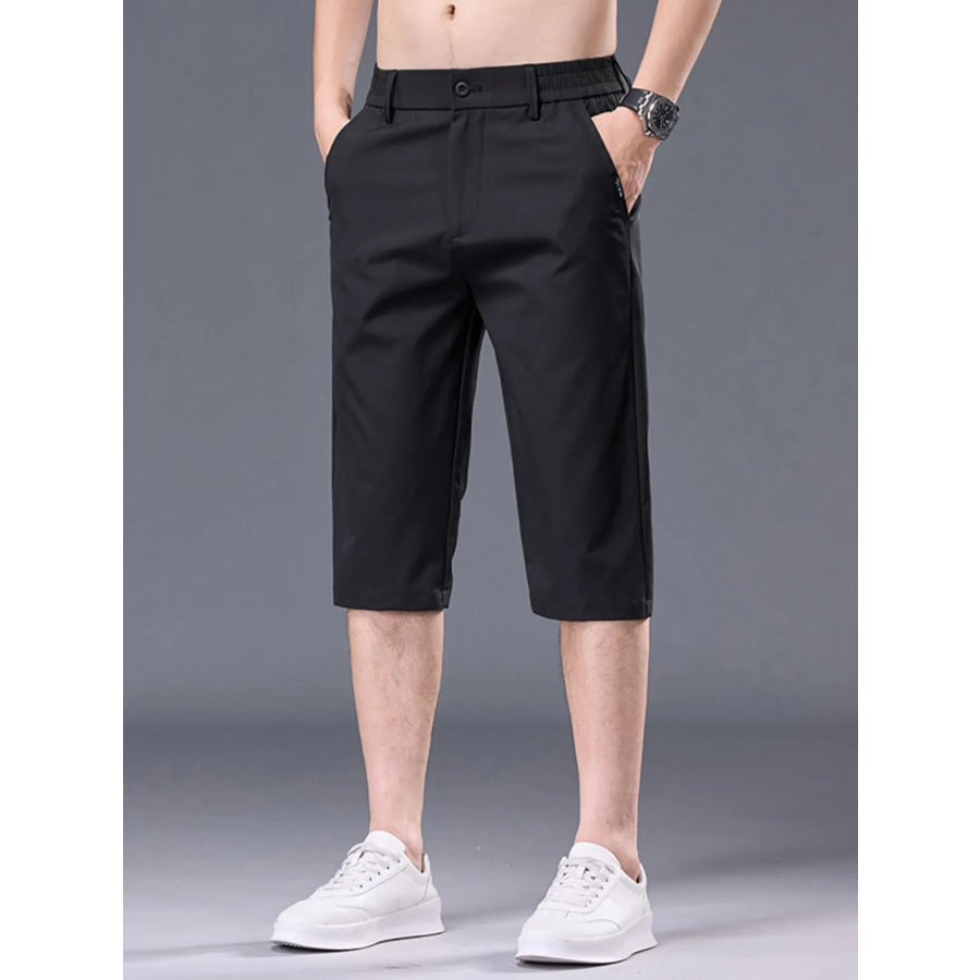Men’s Plus Size Casual Shorts with Pockets Apparel and Accessories