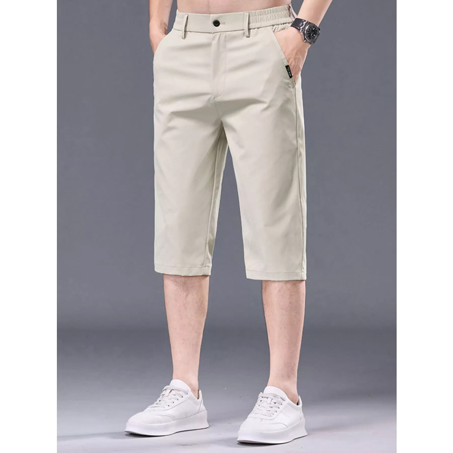 Men’s Plus Size Casual Shorts with Pockets Apparel and Accessories