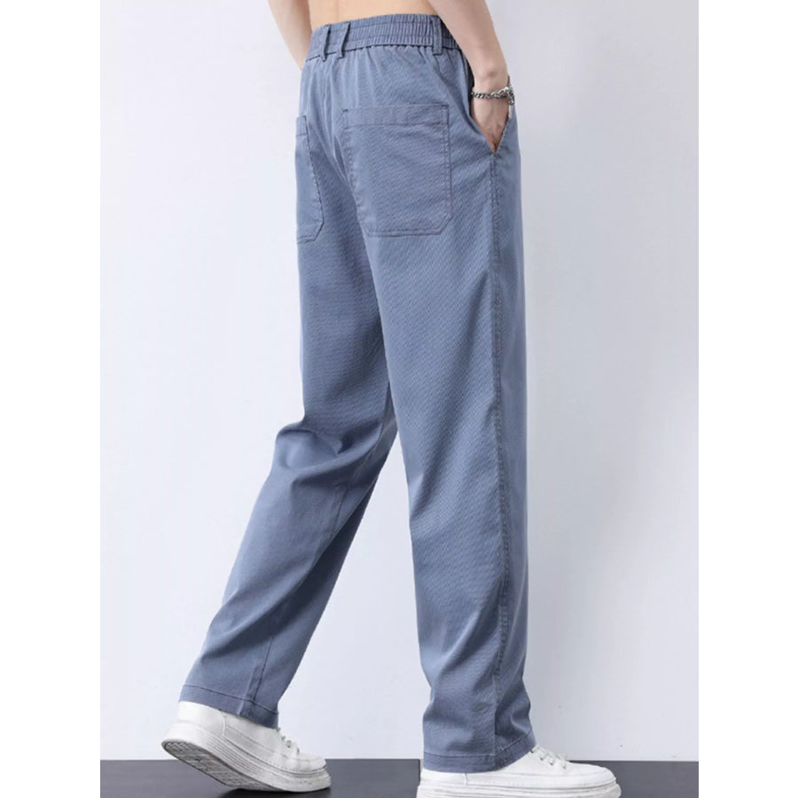 Men’s Plus Size Casual Straight-Leg Pants Apparel and Accessories