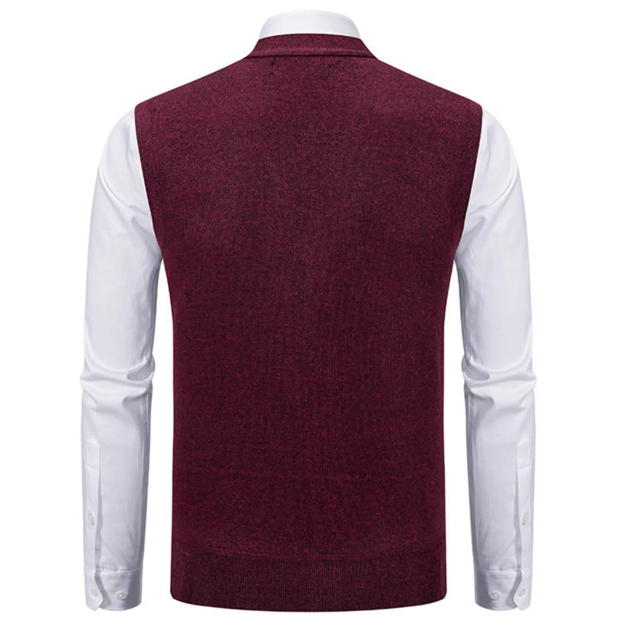 Men’s Plus Size Classic Argyle Pattern Knitted Sweater Vest Apparel and Accessories