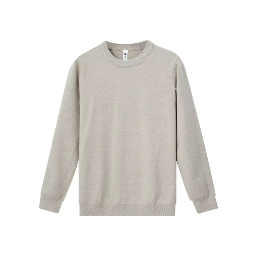 Men’s Plus Size Classic Crew Neck Sweater Apparel and Accessories