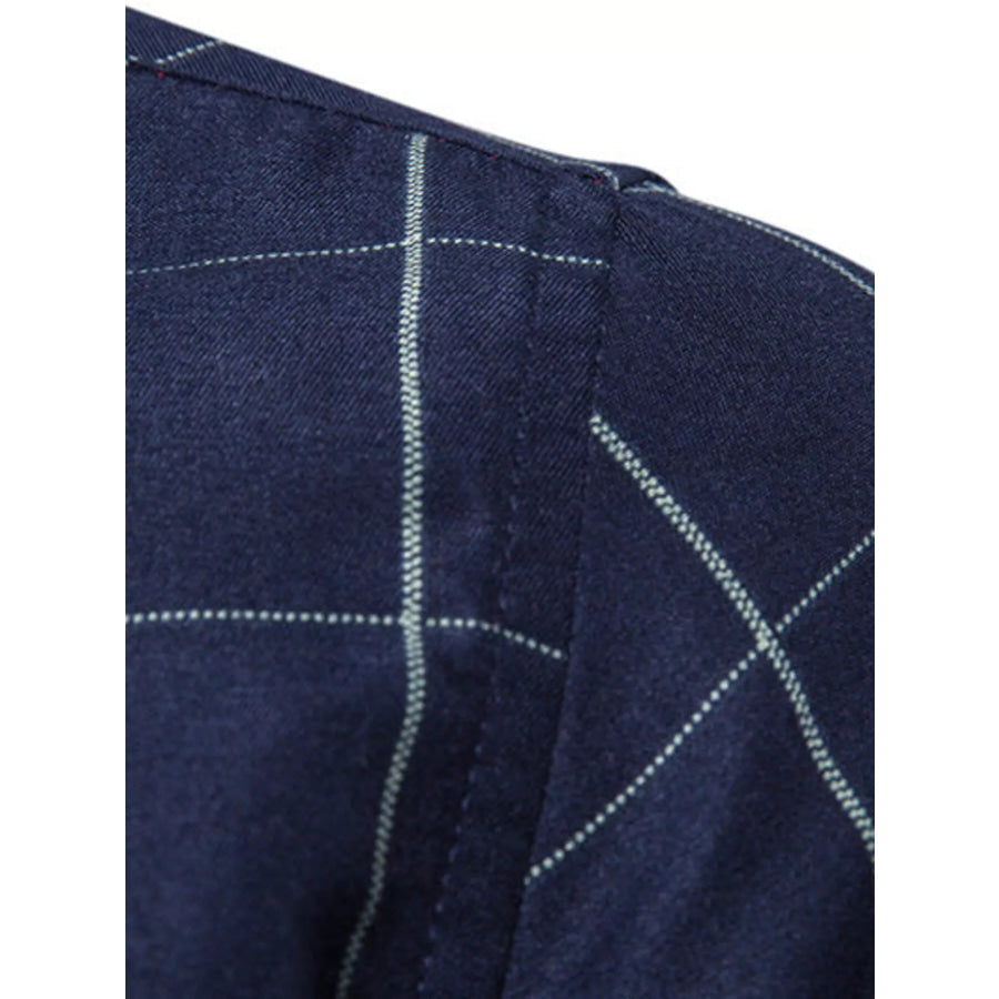 Men’s Plus Size Classic Plaid Button-Down Shirt Apparel and Accessories