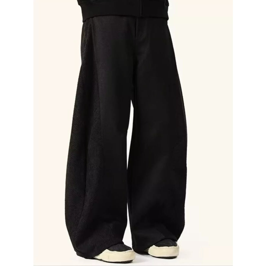 Men’s Plus Size Contrast Relaxed Fit Pants Apparel and Accessories