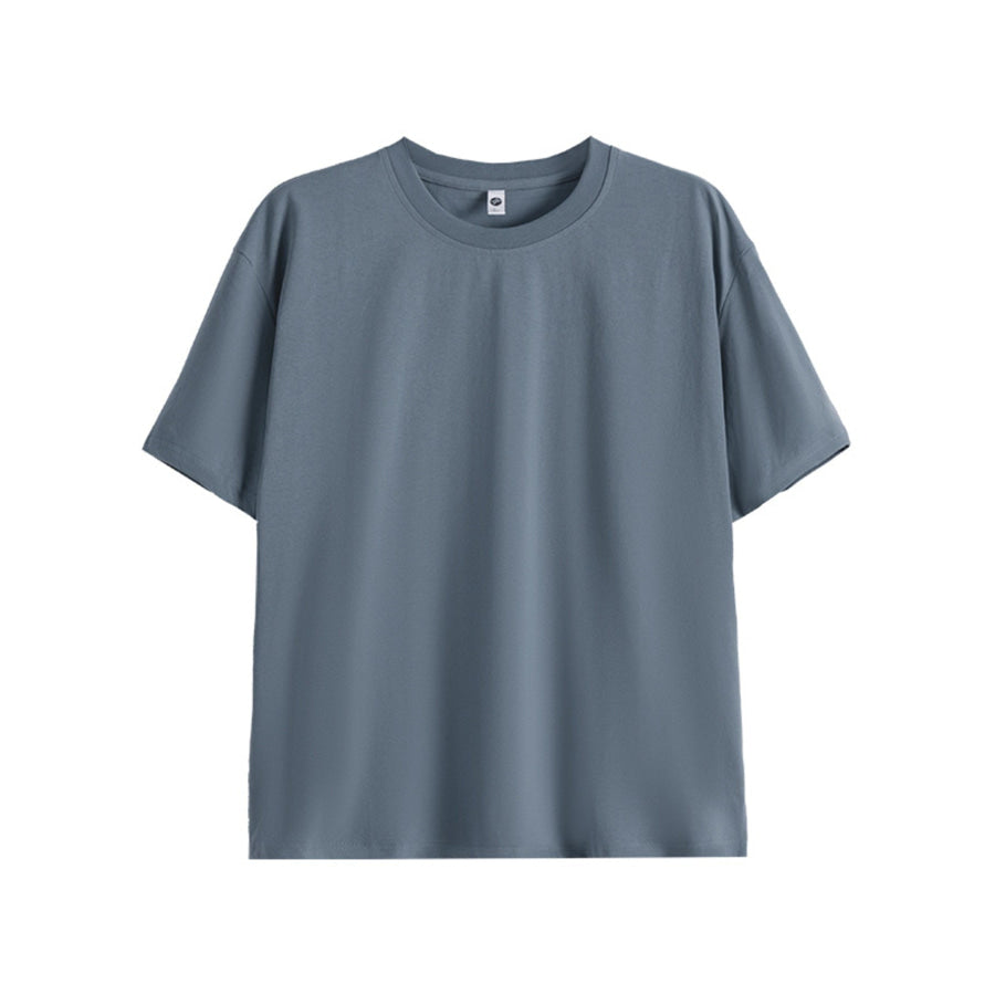 Men’s Plus Size Crew Neck Short Sleeve T-Shirt Blue / M Apparel and Accessories