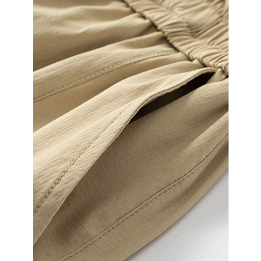 Men’s Plus Size Drawstring Cargo Shorts Apparel and Accessories
