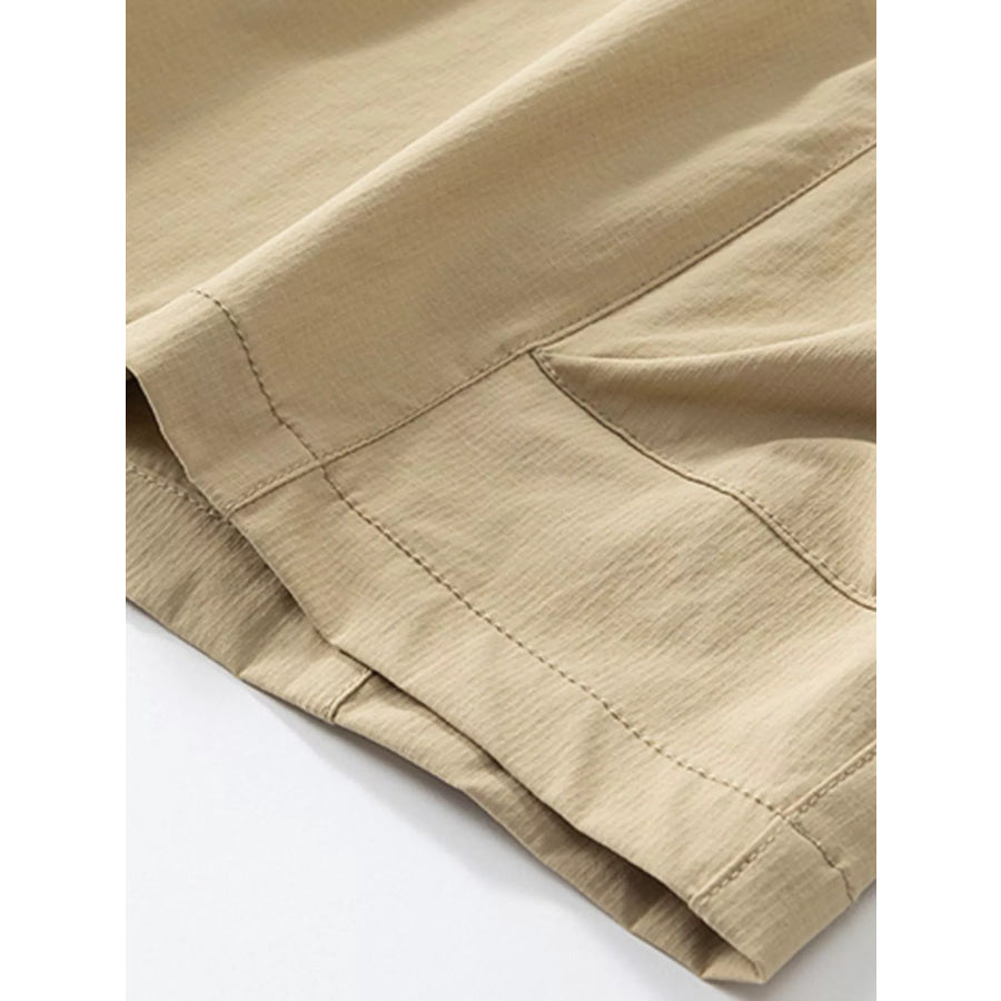 Men’s Plus Size Drawstring Cargo Shorts Apparel and Accessories
