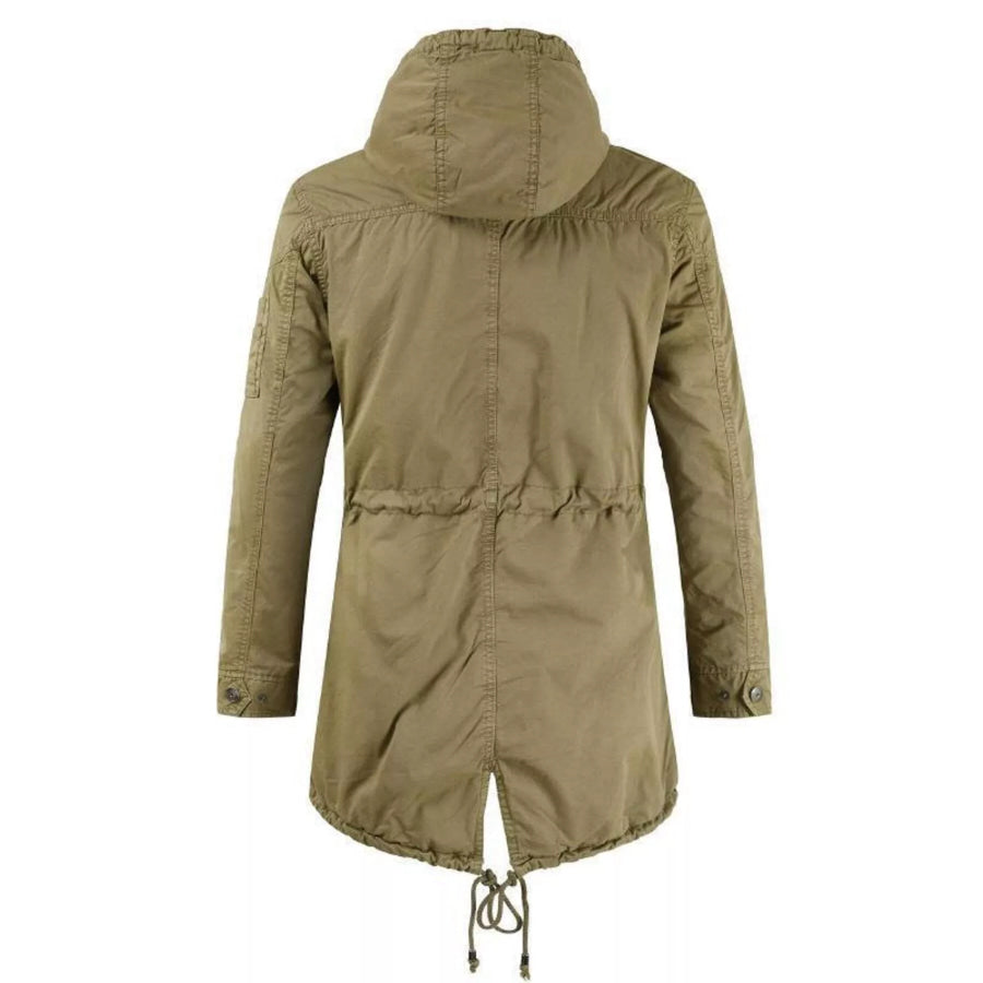 Men’s Plus Size Drawstring Casual Hooded Parka Coat Apparel and Accessories