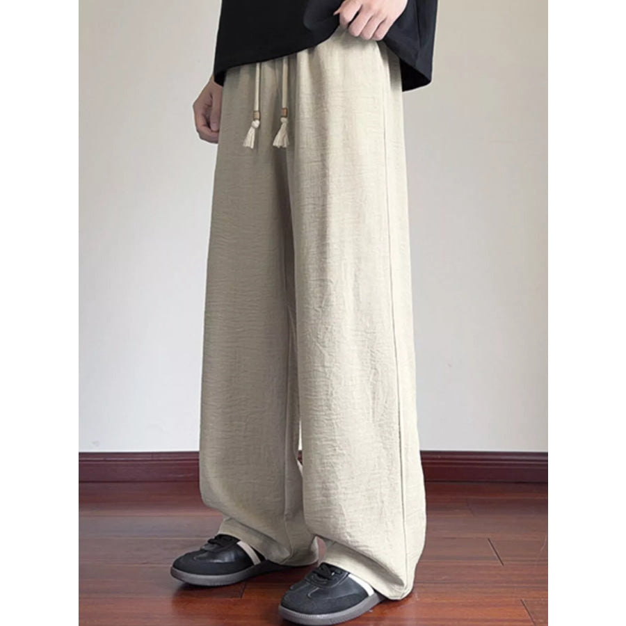Men’s Plus Size Drawstring Loose Fit Pants Apparel and Accessories