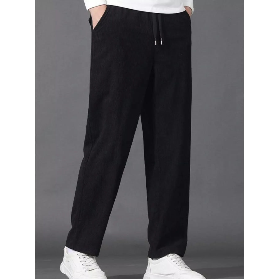 Men’s Plus Size Drawstring Loose Fit Pants Apparel and Accessories