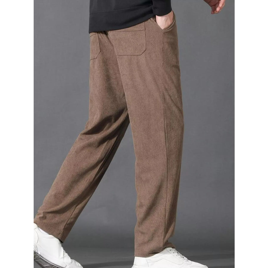 Men’s Plus Size Drawstring Loose Fit Pants Apparel and Accessories
