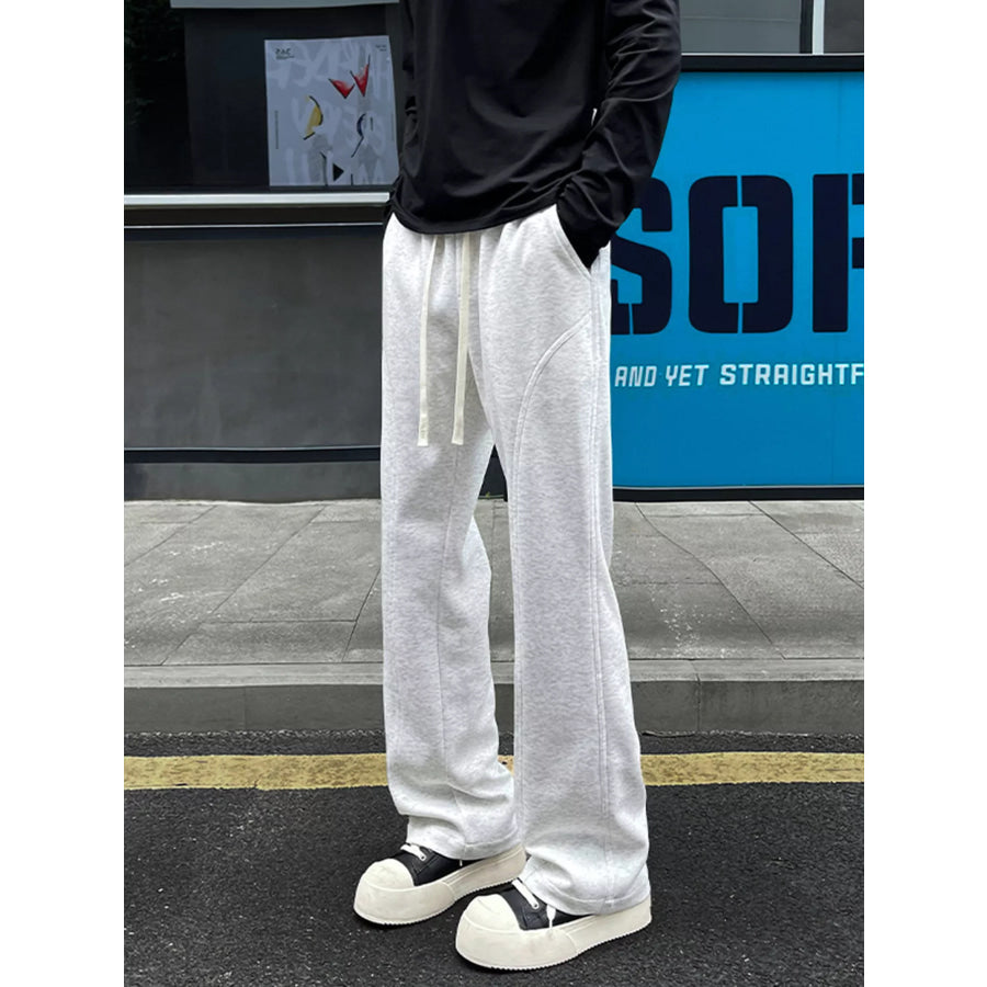 Men’s Plus Size Drawstring Loose Fit Pants Apparel and Accessories