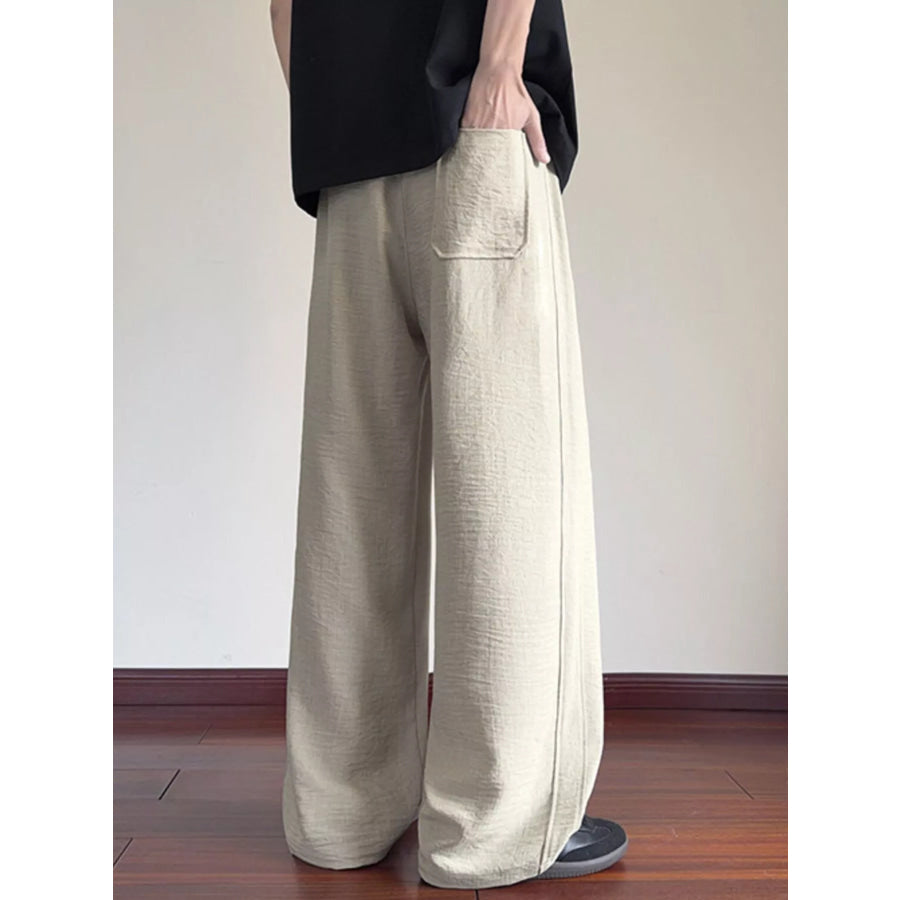 Men’s Plus Size Drawstring Loose Fit Pants Apparel and Accessories
