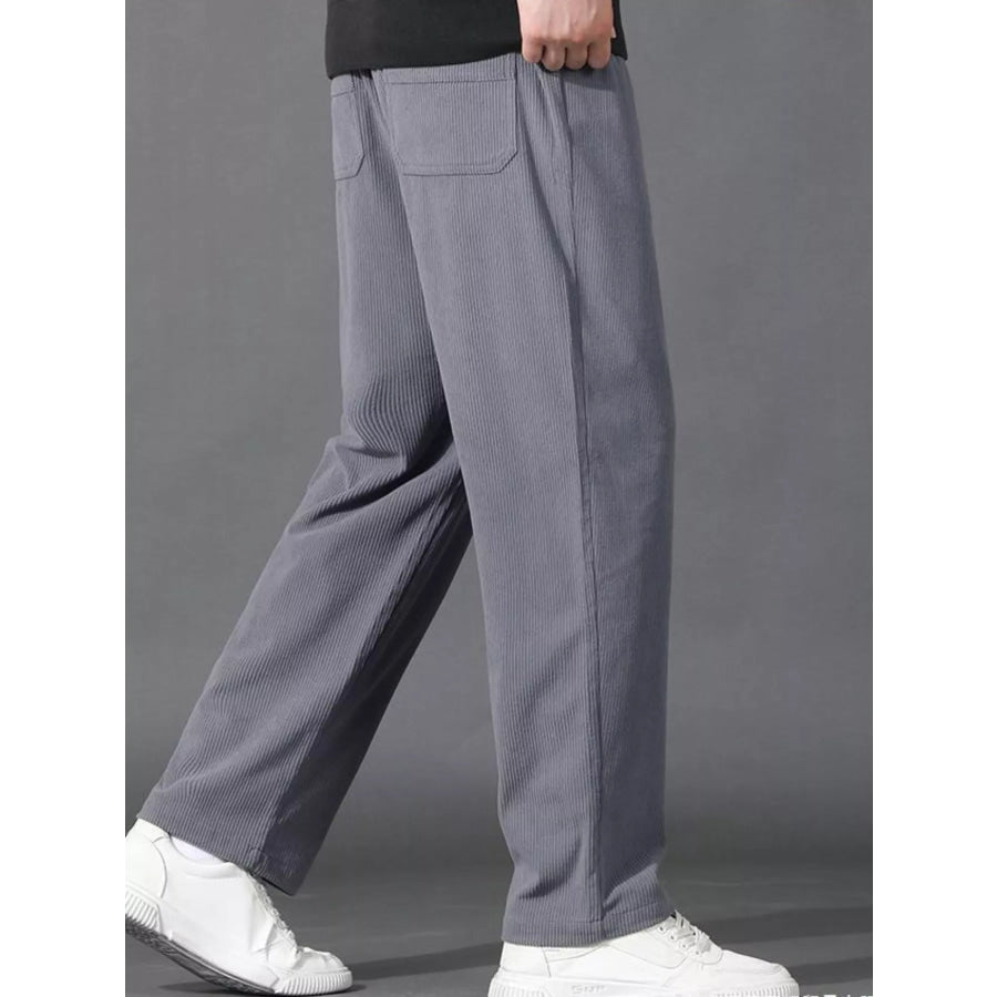 Men’s Plus Size Drawstring Loose Fit Pants Apparel and Accessories
