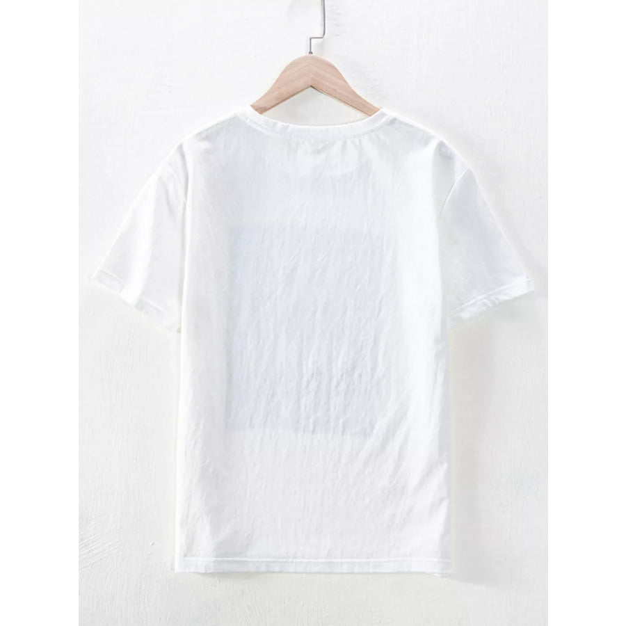 Men’s Plus Size Floral Graphic Relaxed Fit T-Shirt Apparel and Accessories
