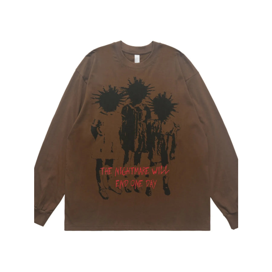 Men’s Plus Size Graphic Long Sleeve T-Shirt Apparel and Accessories