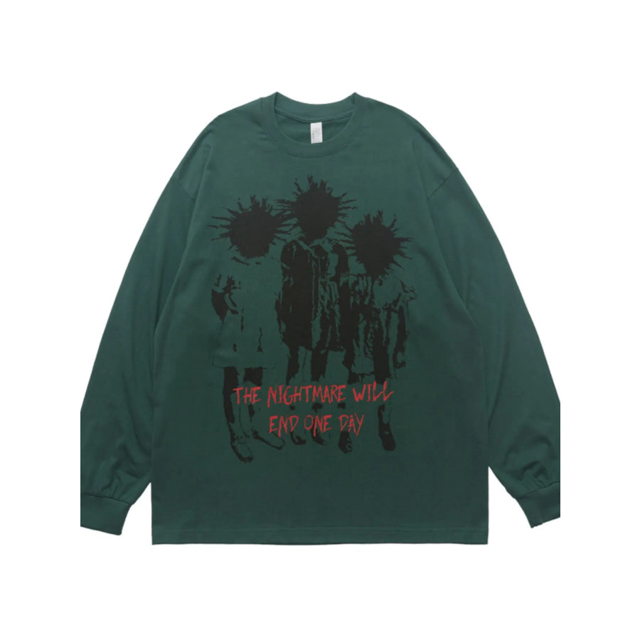 Men’s Plus Size Graphic Long Sleeve T-Shirt Apparel and Accessories