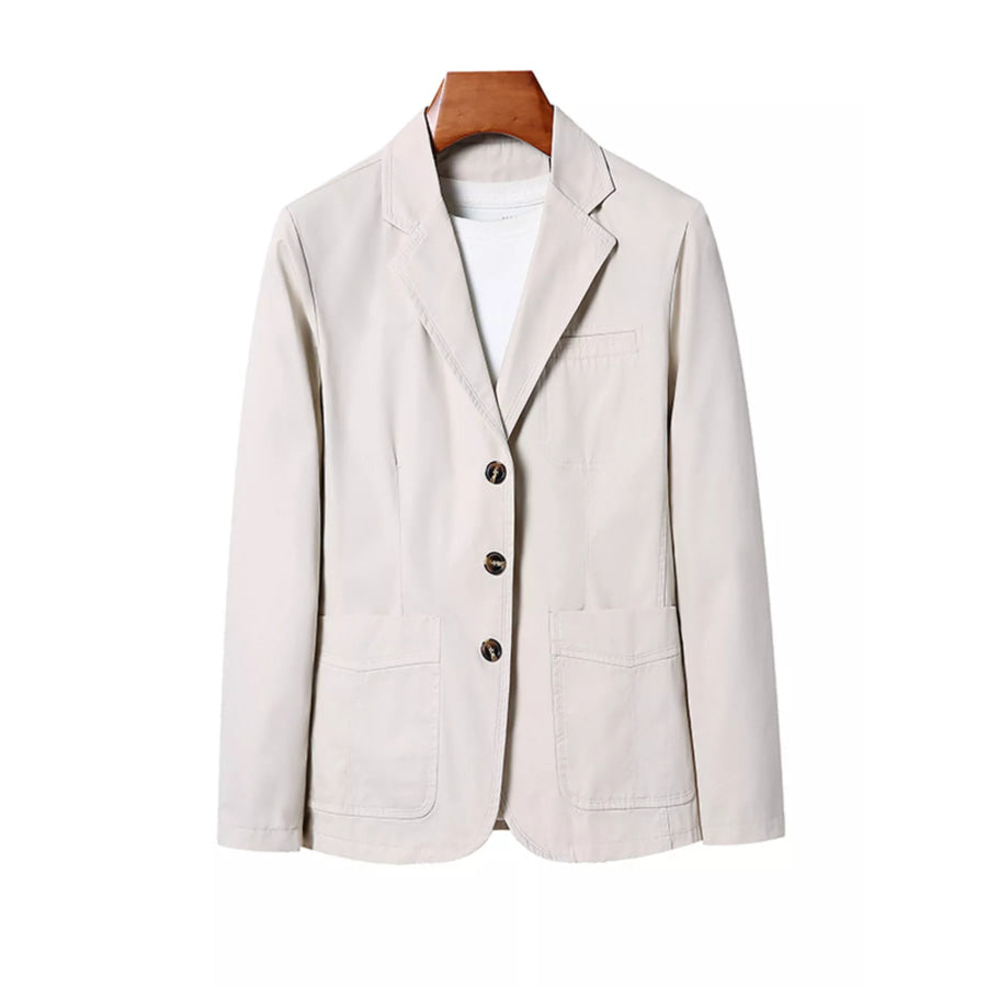 Men’s Plus Size Lapel Collar Long Sleeve Blazer Apparel and Accessories