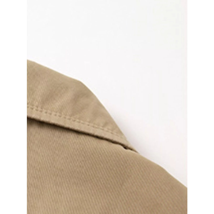 Men’s Plus Size Lapel Collar Long Sleeve Blazer Apparel and Accessories