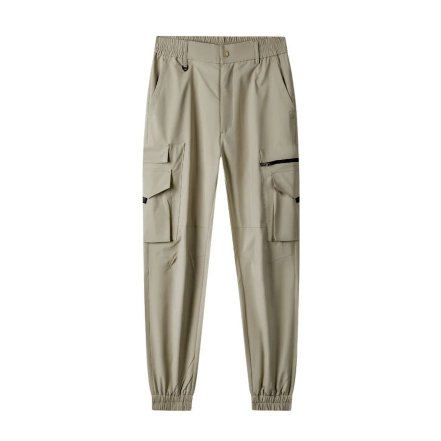 Men’s Plus Size Lightweight Cargo Pants Khaki / M Apparel and Accessories