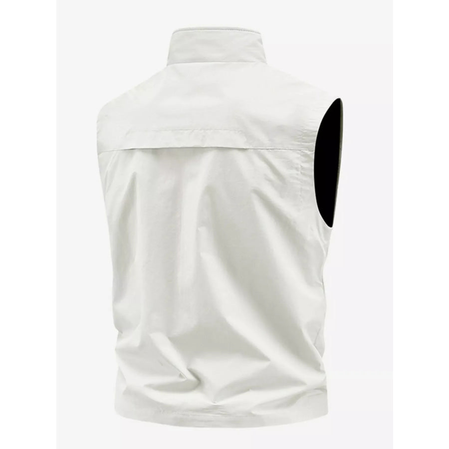 Men’s Plus Size Lightweight Multi-Pocket Outdoor Vest Apparel and Accessories