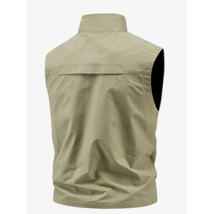 Men’s Plus Size Lightweight Multi-Pocket Outdoor Vest Apparel and Accessories