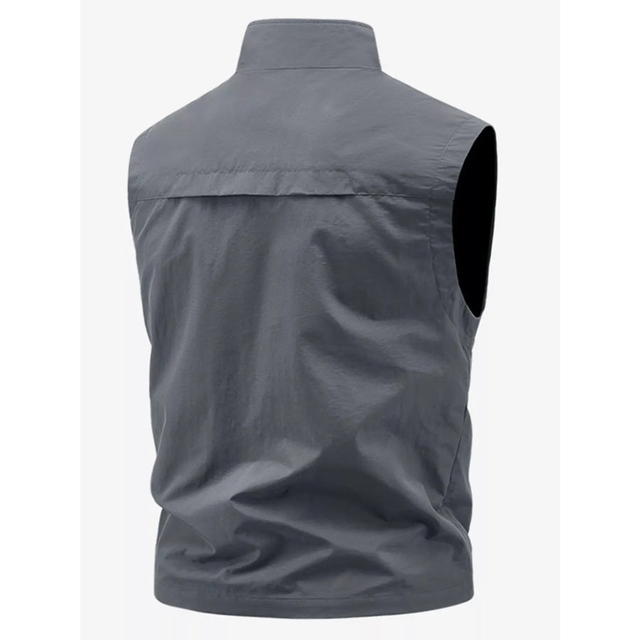 Men’s Plus Size Lightweight Multi-Pocket Outdoor Vest Apparel and Accessories