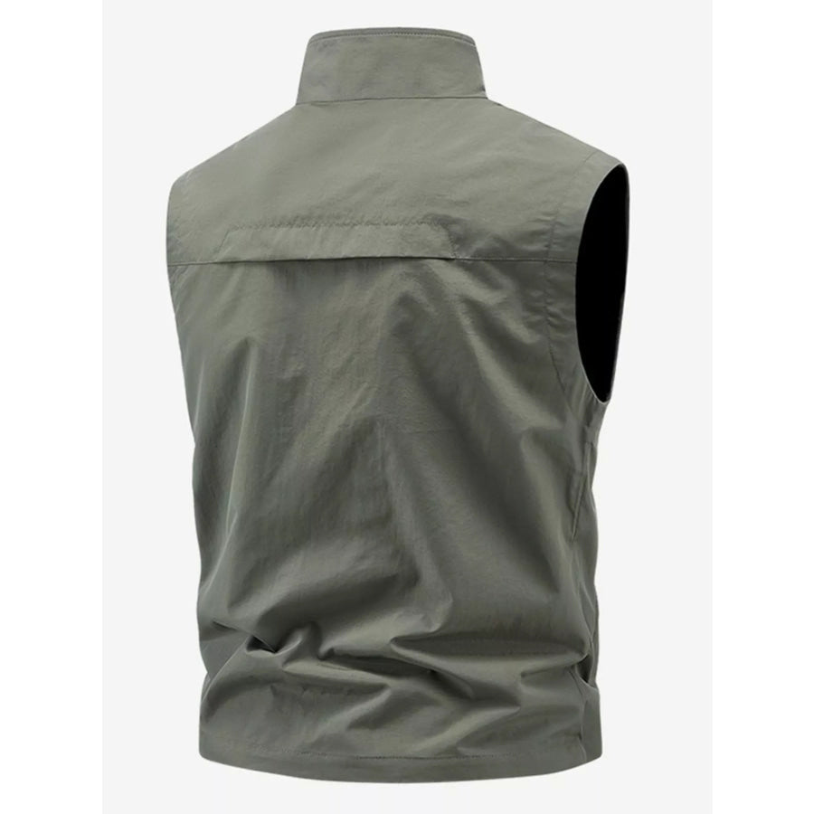 Men’s Plus Size Lightweight Multi-Pocket Outdoor Vest Apparel and Accessories