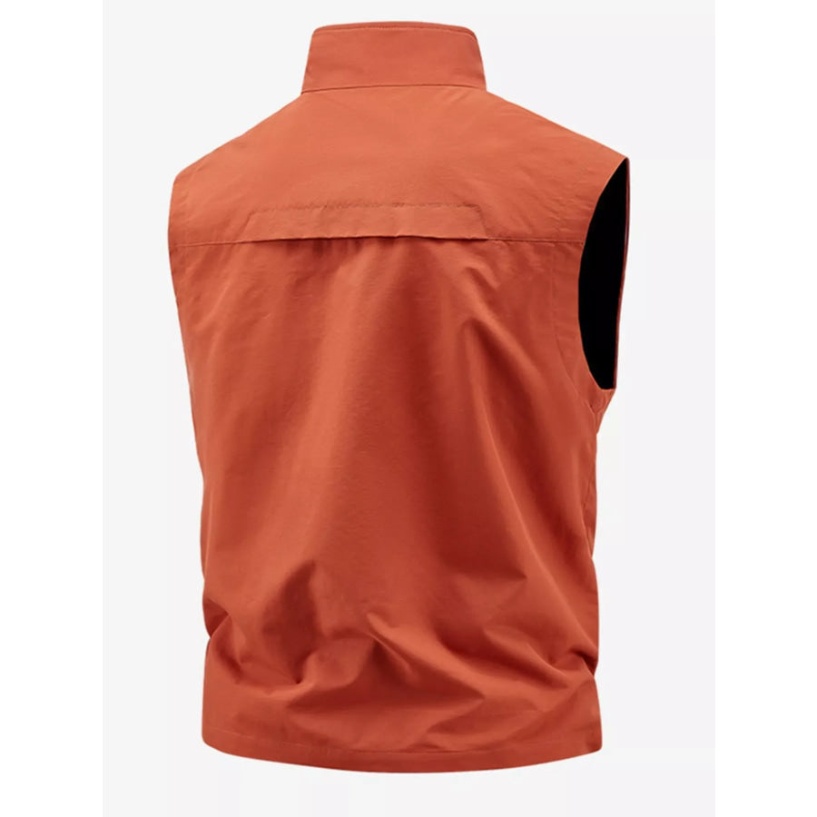 Men’s Plus Size Lightweight Multi-Pocket Outdoor Vest Apparel and Accessories