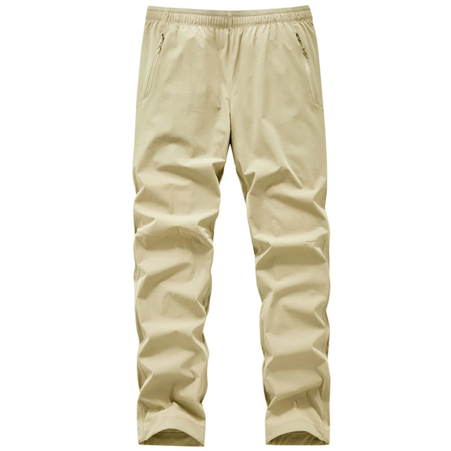Men’s Plus Size Lightweight Quick-Dry Outdoor Pants Khaki / M Apparel and Accessories