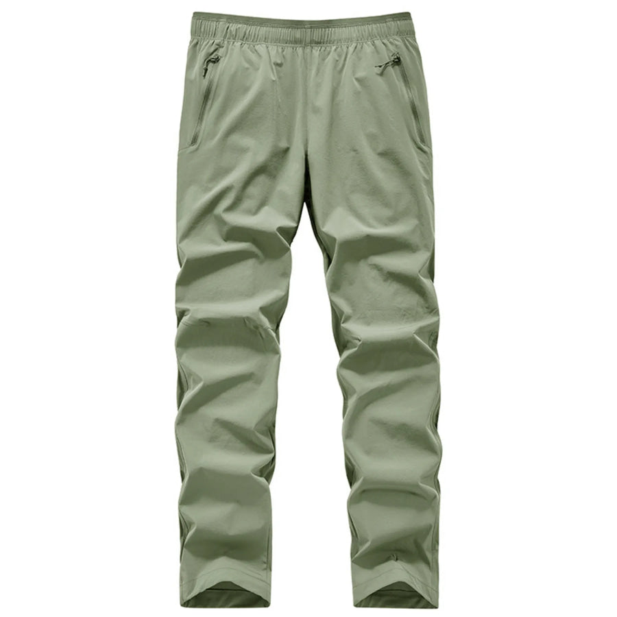 Men’s Plus Size Lightweight Quick-Dry Outdoor Pants Military Green / M Apparel and Accessories