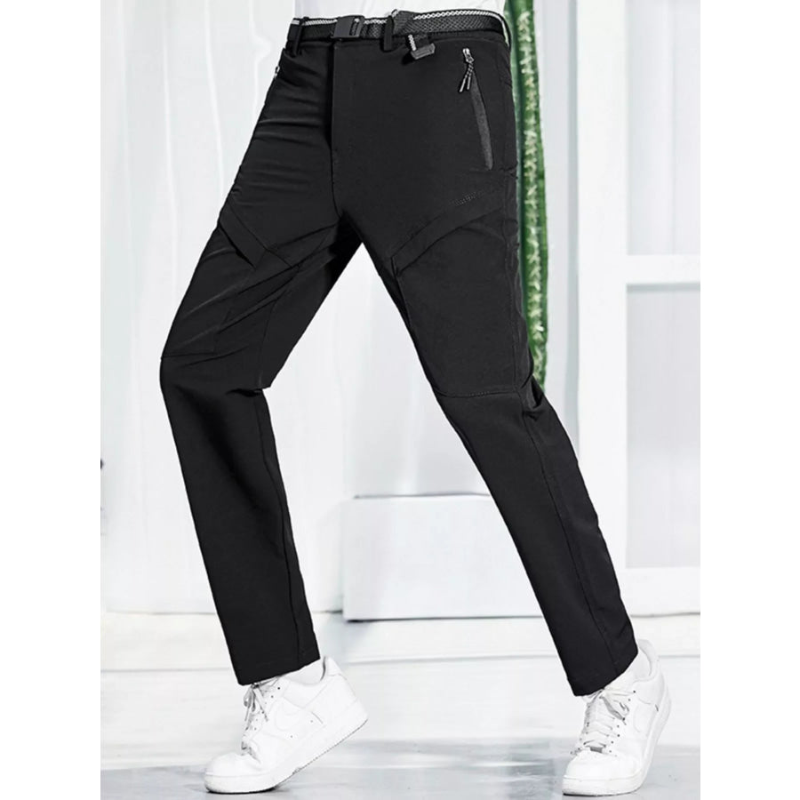 Men’s Plus Size Lightweight Quick Dry Pants Black / M Apparel and Accessories
