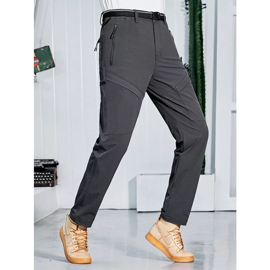 Men’s Plus Size Lightweight Quick Dry Pants Grey / M Apparel and Accessories