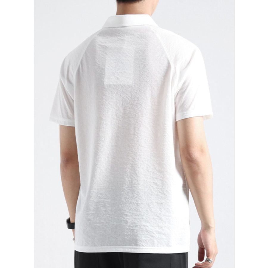 Men’s Plus Size Lightweight Short Sleeve Polo Apparel and Accessories
