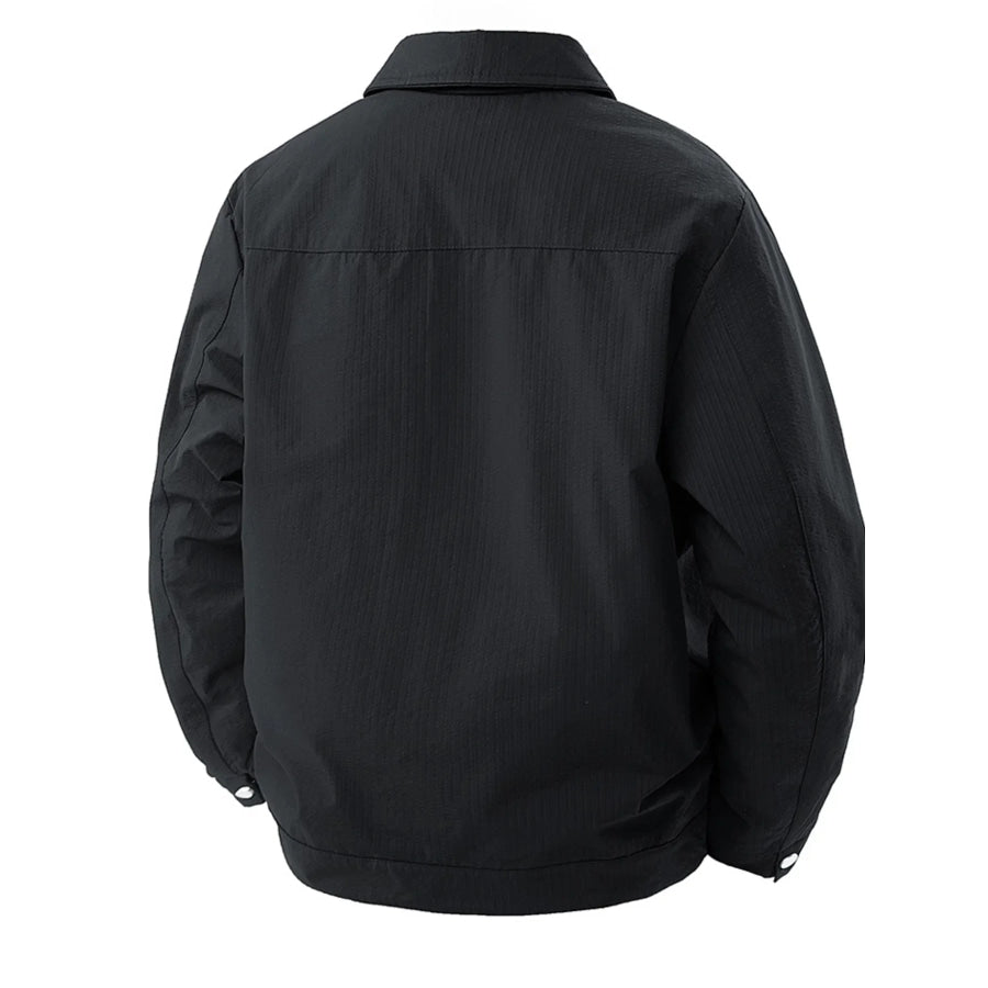 Men’s Plus Size Lightweight Snap-Down Jacket Apparel and Accessories