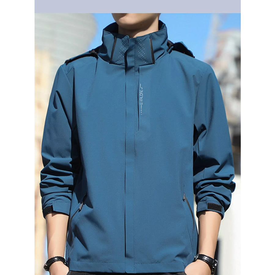 Men’s Plus Size Lightweight Windproof Casual Outdoor Jacket Apparel and Accessories