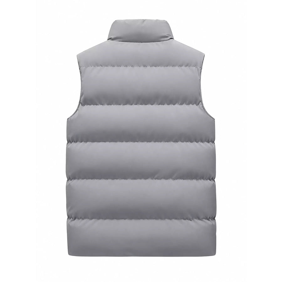Men’s Plus Size Lightweight Zip Up Puffer Vest Apparel and Accessories