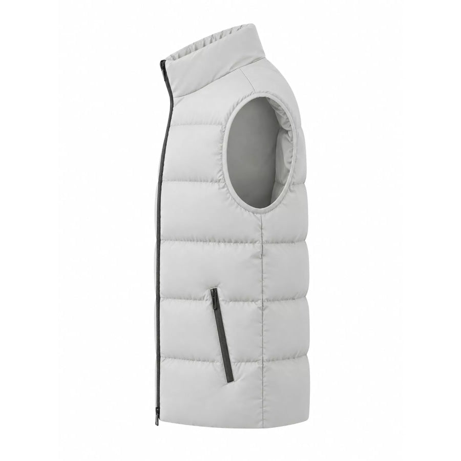 Men’s Plus Size Lightweight Zip Up Puffer Vest Apparel and Accessories