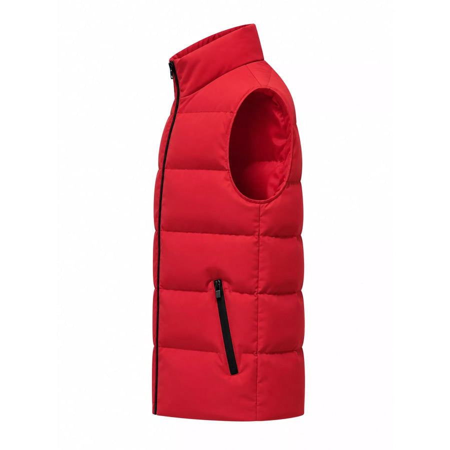 Men’s Plus Size Lightweight Zip Up Puffer Vest Apparel and Accessories