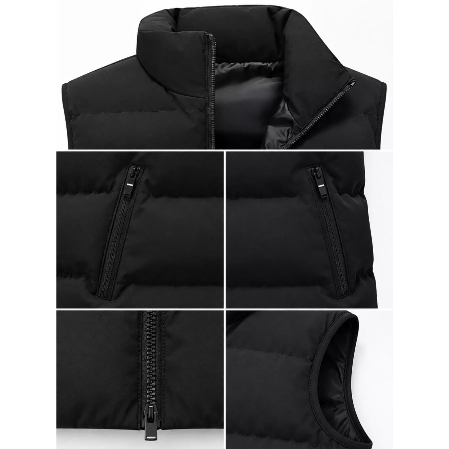 Men’s Plus Size Lightweight Zip Up Puffer Vest Apparel and Accessories