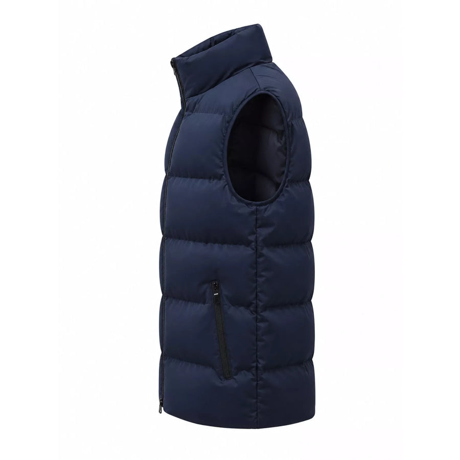 Men’s Plus Size Lightweight Zip Up Puffer Vest Apparel and Accessories